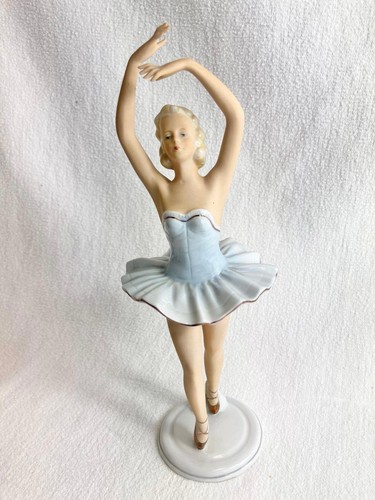 Porzellan figur ballerina - porzellan,