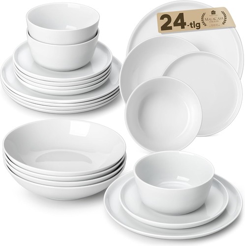 Porzellan teller set stück - set, 24