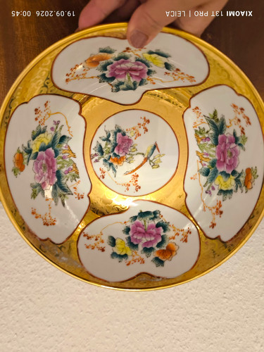Porzellanschale geblümt - porzellanschale,,